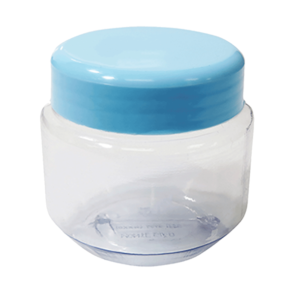 POTE JUJUBA COM TAMPA AZUL BEBE 120ML C/6 UND