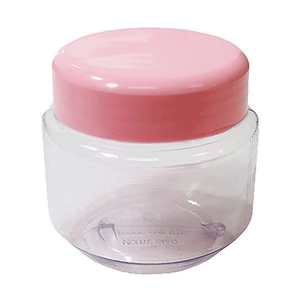 POTE JUJUBA COM TAMPA ROSA BEBE 120ML C/6 UND