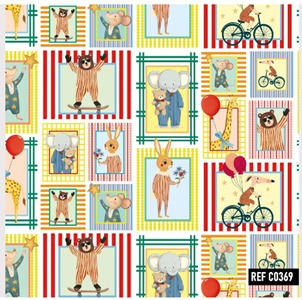 BOBINA DE PRESENTE 40CM BICHINHOS REF 369