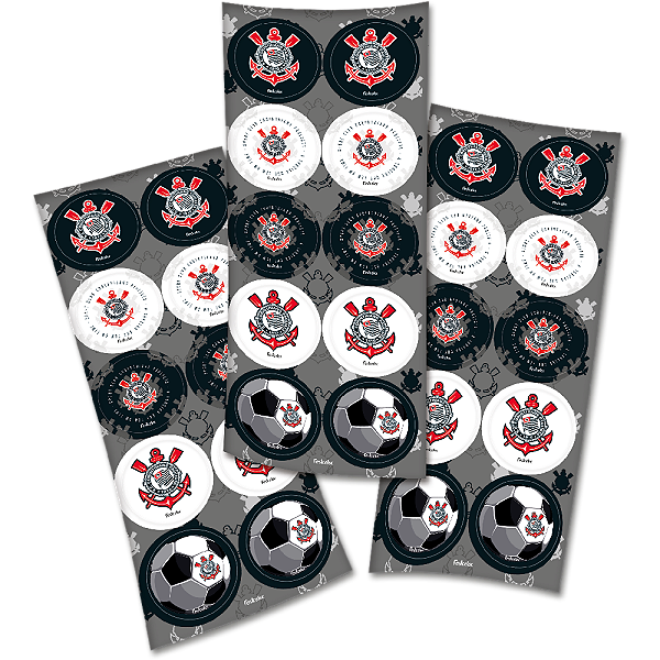 ADESIVO CORINTHIANS C/30 UND