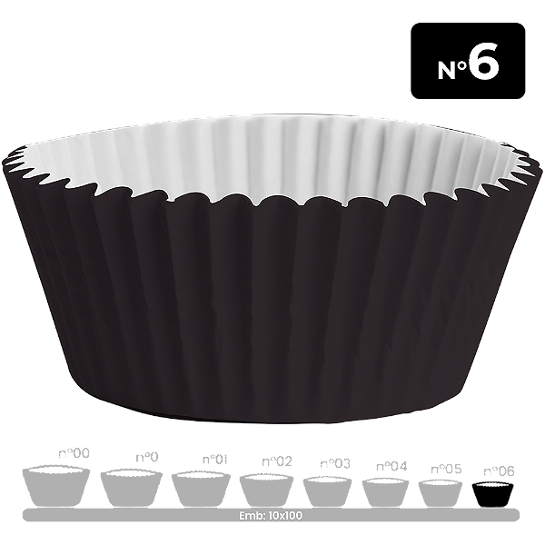 FORMINHA N.6 PRETA C/100 UND