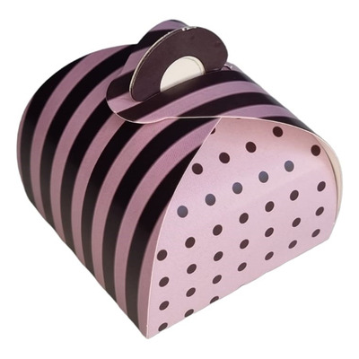 BEM CASADO ROSA BOLADO MARROM C/12