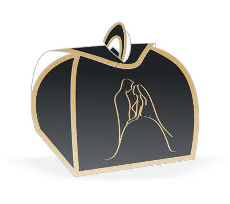 BEM CASADO CASAMENTO PRETO C/ DOURADO 12