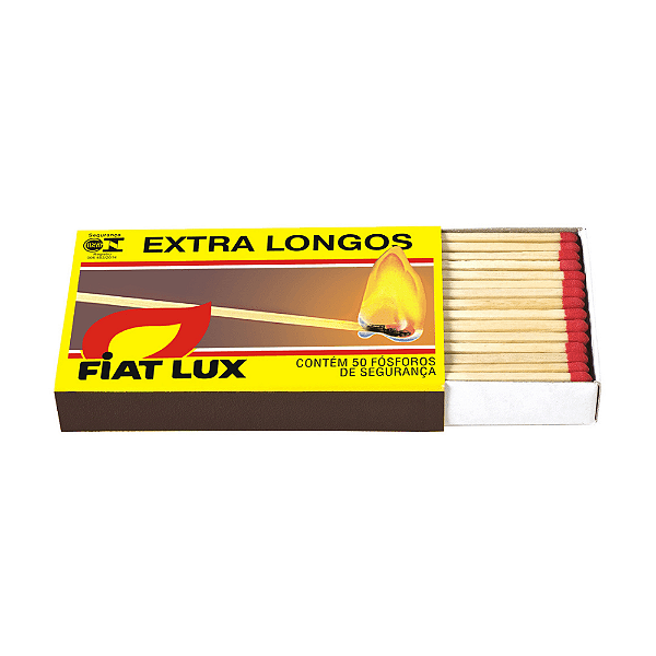 FOSFORO FIAT LUX EXTRA LONGOS CAIXA C/50 UNIDADES