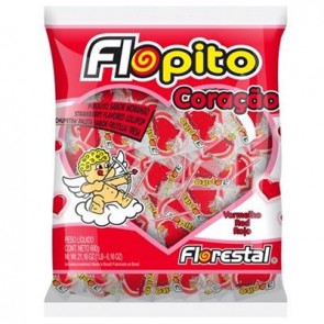 PIRULITO FLOPITO CORACAO FLORESTAL 500GR