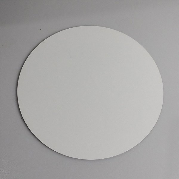 CAKE BOARD REDONDO EM MDF BRANCO N 24CM