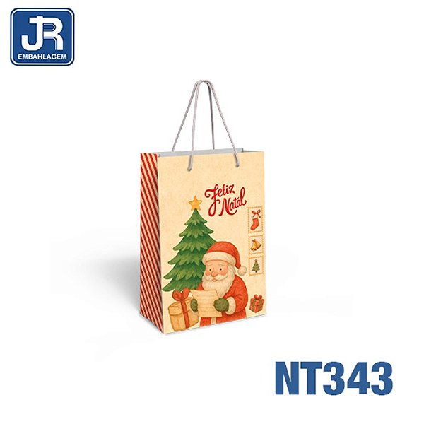 SACOLA NATAL 30X16X30CM NT343