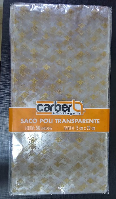 SACO TRANSP 15X29 ARABESCOS C/50 UND