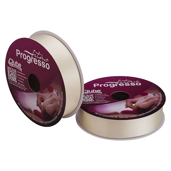 FITA CETIM SIMPLES 311 CHAMPAGNE 30MMX50MT