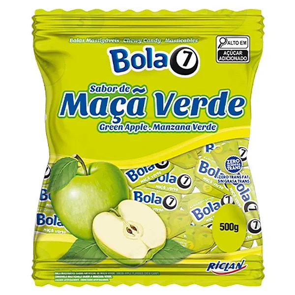 BALA BOLA 7 MASTIGAVEL MACA VERDE 500GR