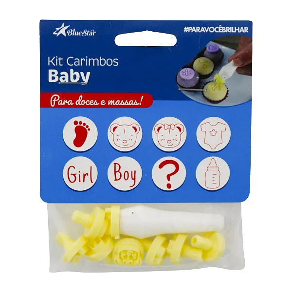 KIT CARIMBOS BABY AMARELO