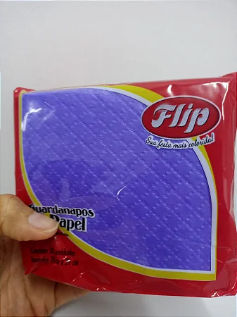 GUARDANAPO 20X21 LILAS C/50 UND