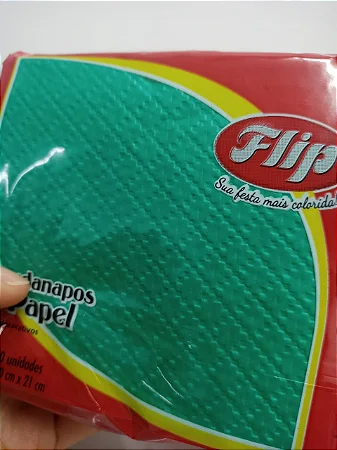 GUARDANAPO 20X21 VERDE ESCURO C/50 UND