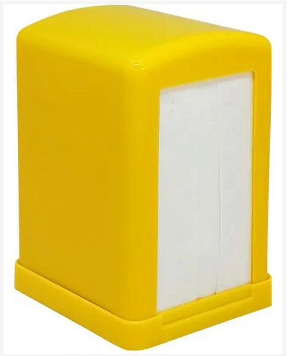 PORTA GUARDANAPO SNACK AMARELO