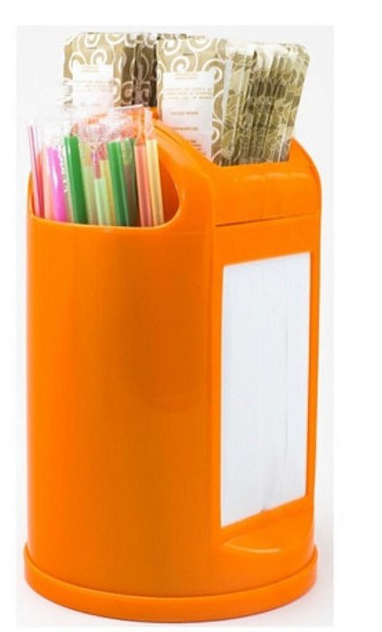 PORTA GUARDANAPO TRI-COMPACT LARANJA