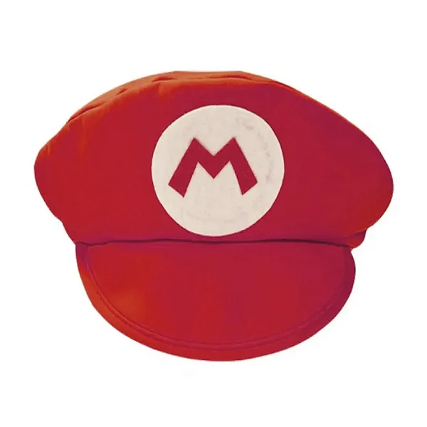 ADEREÇO DE FESTA TIPO CHAPEU ITALIANO VERMELHO 28CM