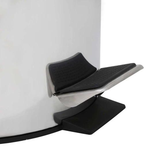 LIXEIRA INOX 12 LITROS COM PEDAL
