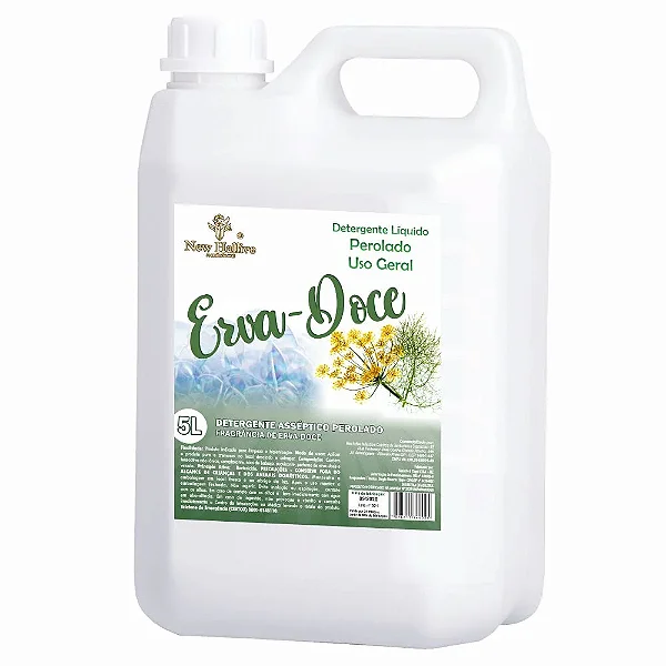 SABONETE PEROLA ERVA DOCE PLUS 5 LITROS NEW HALLIVE
