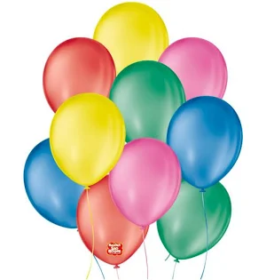 BALAO LISO 11 REDONDO SORTIDO C/25 UND