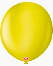 BALAO LISO 16 REDONDO AMARELO CITRINO C/10 UND