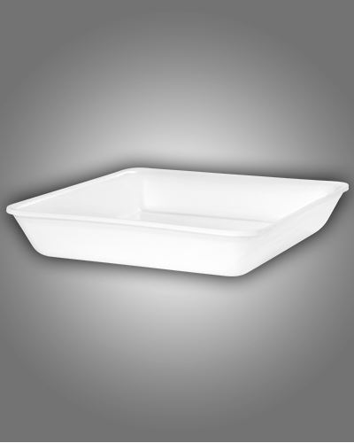 BANDEJA ISOPOR CF066 BRANCA C/50 UND