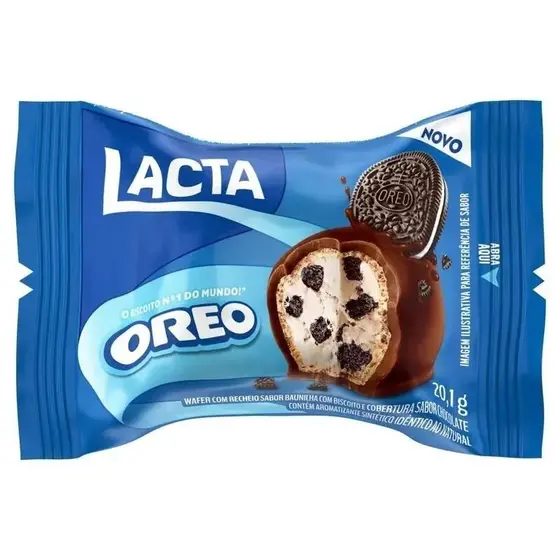 BOMBOM LACTA OREO 20G UNIDADE