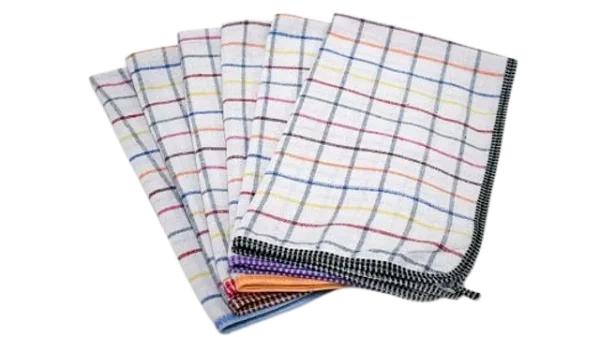 PANO DE PRATO QUADRICULADO COM VIES 42X63 UND
