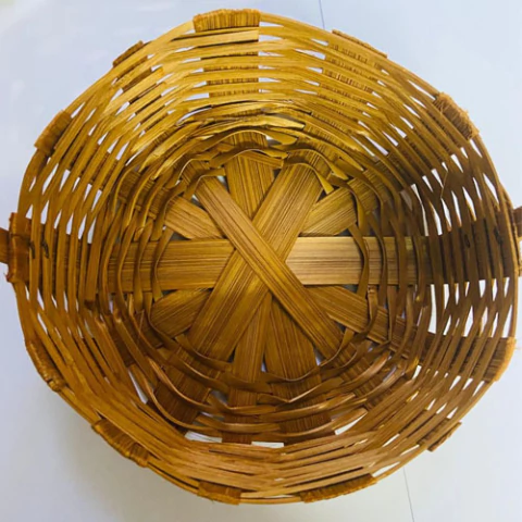 CESTA RED 015 FRALDEIRA S/CORDA BAMBU