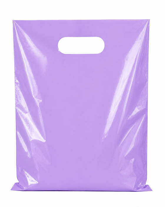 SACOLA 20X30 LILAS ALÇA VAZADA C/50