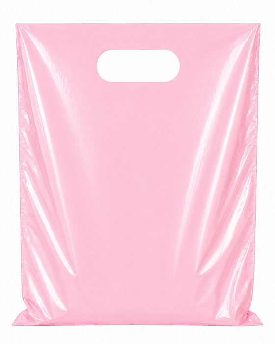 SACOLA 35X50 ROSA BB ALÇA VAZADA C/50