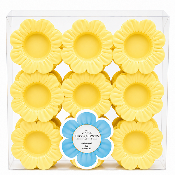 FORMINHA MIOSOTIS AMARELO CLARO C/50 UND