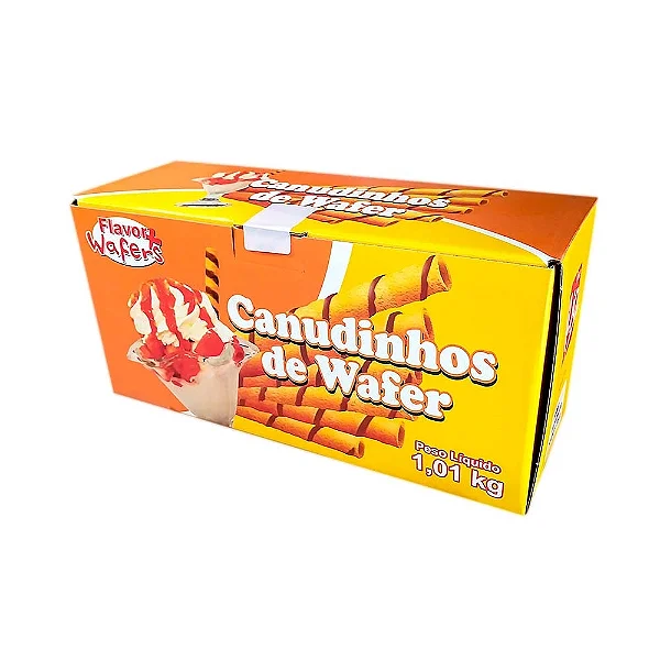CANUDINHO DE WAFER SEM RECHEIO GRANEL 1,01KG
