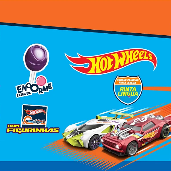 PIRULITO POP MANIA MAXXI UVA HOT WHEELS 672 GRAMAS COM 24 UNIDADES
