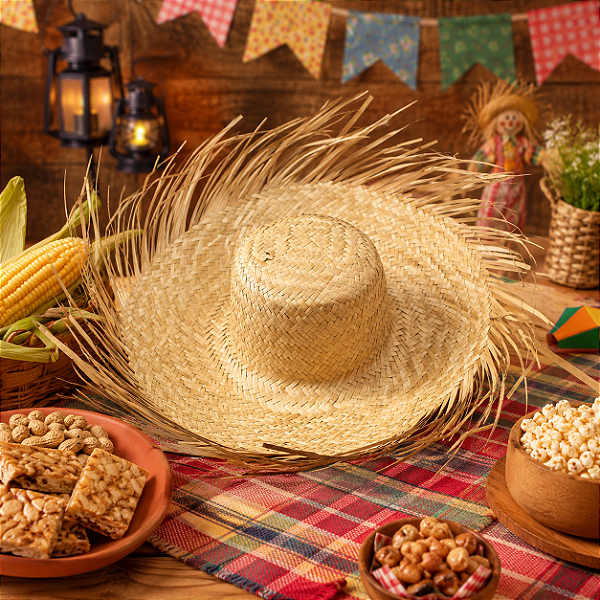 CHAPEU DE PALHA DESFIADO G