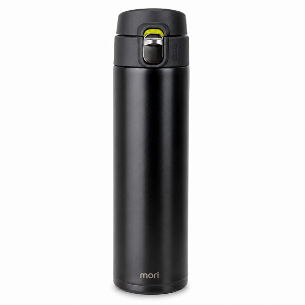 GARRAFA TERMICA INOX 500ML COR PRETA MORI