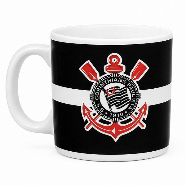 CANECA DE PORCELANA CORINTHIANS 120ML