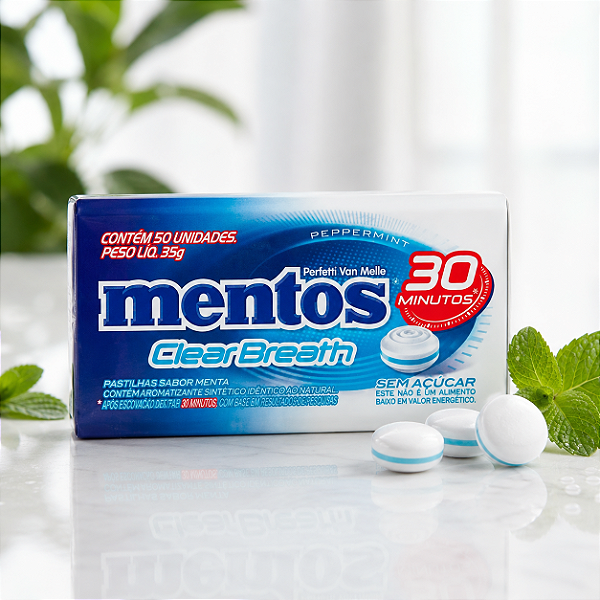 BALA MENTOS PEPPERMINT LATA 35GRS C/50 UND