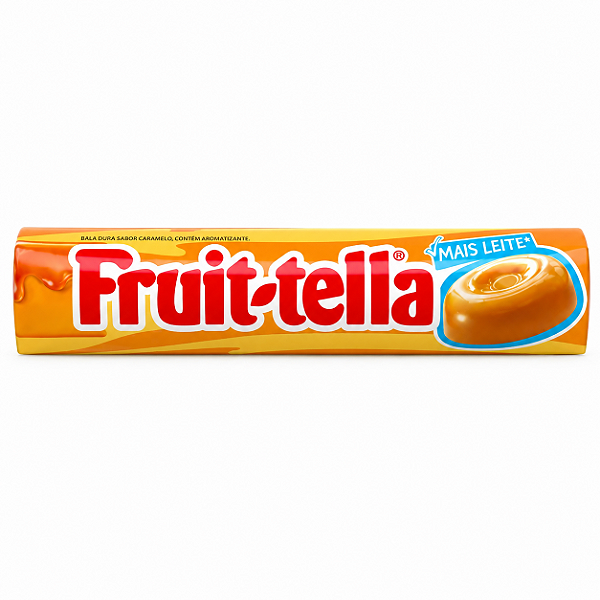 BALA FRUIT-TELLA CARAMELO MAIS LEITE 41G C/10 UND