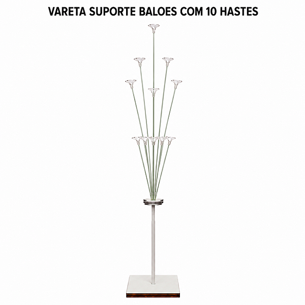 VARETA SUPORTE BALOES COM 10 HASTES - 60402