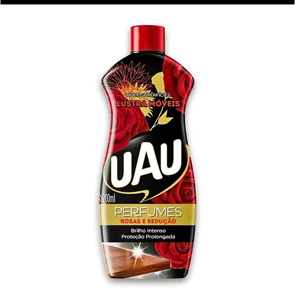 LUSTRA MOVEIS UAU ROSAS E SEDUÇAO 200ML