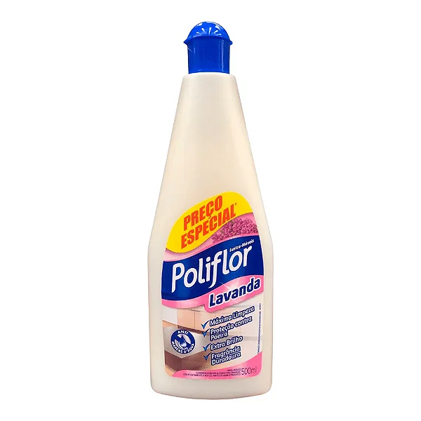 LUSTRA MOVEIS POLIFLOR LAVANDA 500ML