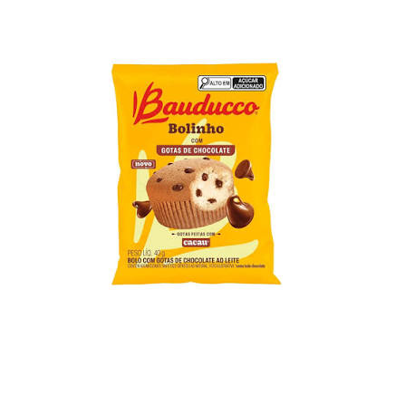 BOLINHO BAUDUCCO GOTAS DE CHOCOLATE 40G