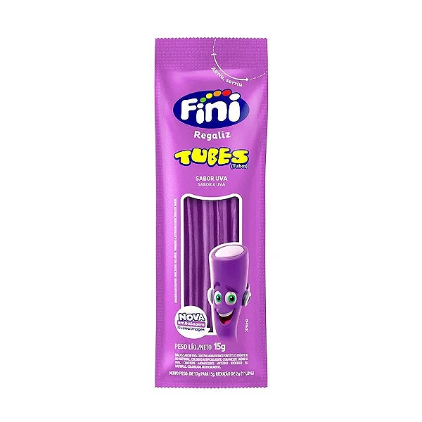 BALA FINI TUBES UVA 15GR