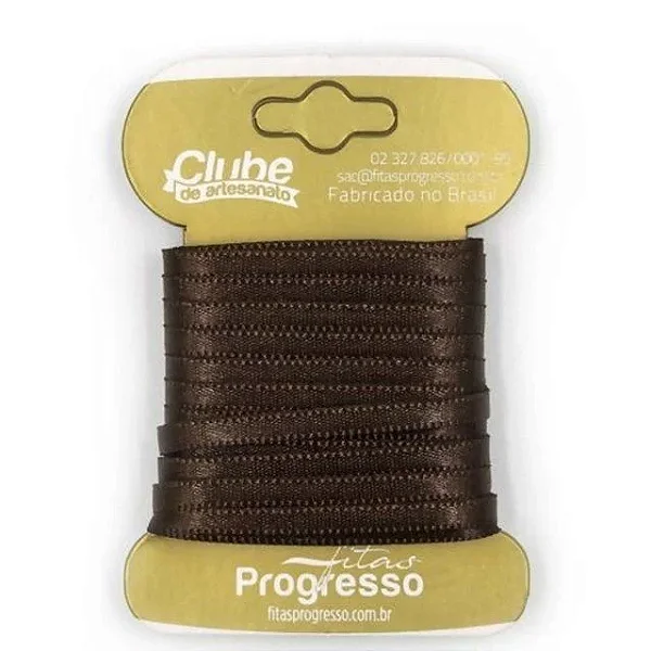 FITA CETIM DUPLO 391 MARROM 4MMX10MT