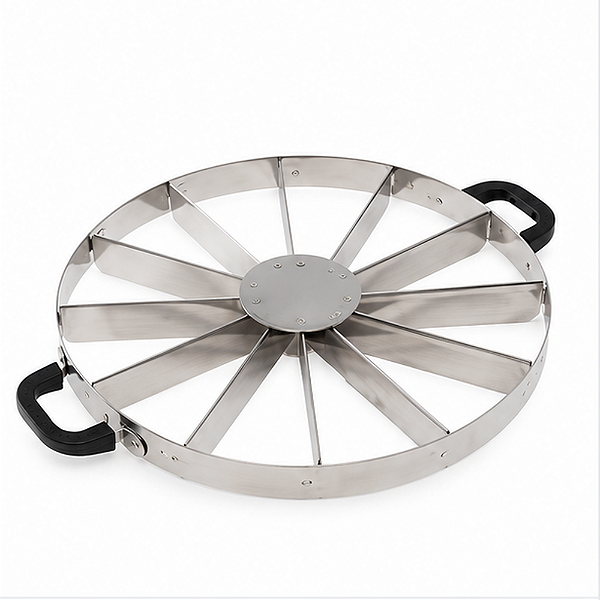 MARCADOR DE TORTA E BOLOS 12 PEDAÇOS 28 X 3CM INOX