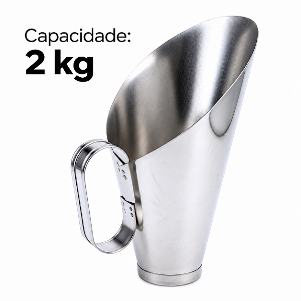 CONCHA PARA CEREAIS 2KG INOX
