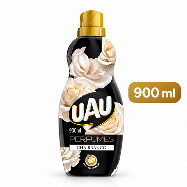 AMACIANTE CONCENTRADO 900ML UAU CHA BRANCO