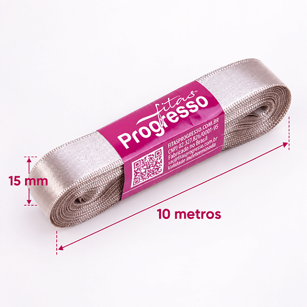 FITA DE CETIM SEDA 1110 15MM X 10 METROS
