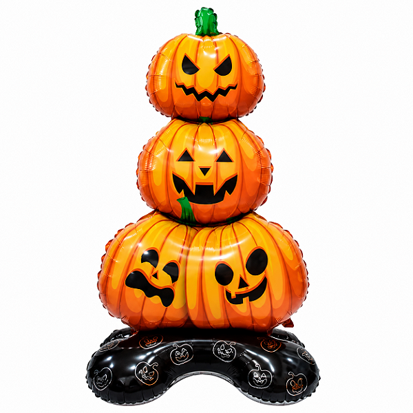 BALAO METALIZADO HALLOWEEN ABOBORAS