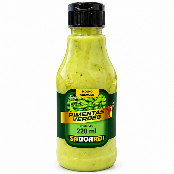 MOLHO CREMOSO PIMENTAS VERDES 220ML
